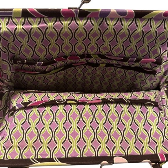 Vera Bradley Floral Bag With Clasp - Picture 14 of 16